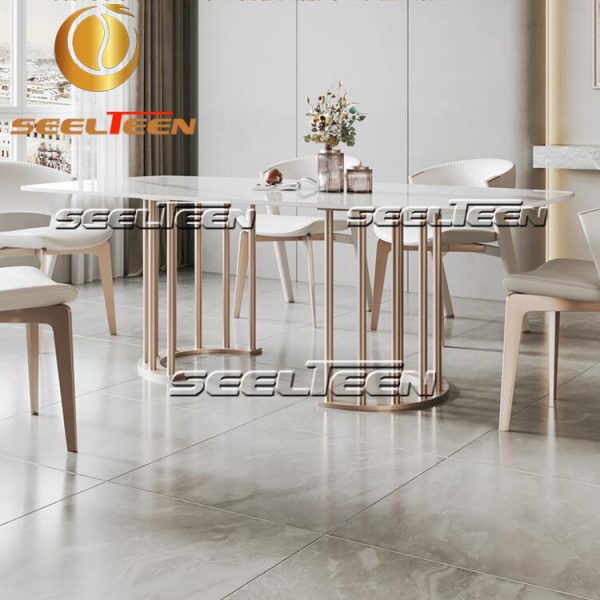 White dining table