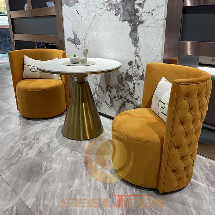 Coffee Table and Pedestal Combination