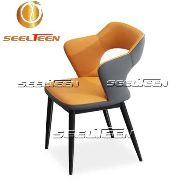 Leather restaurant chair