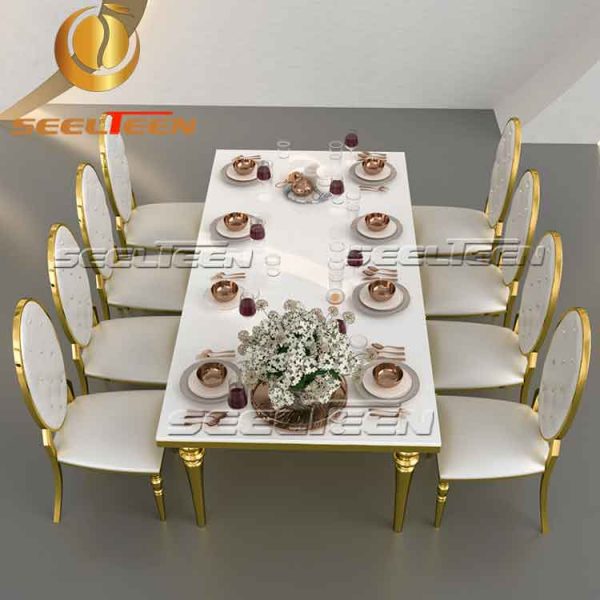 Stainless restaurant table