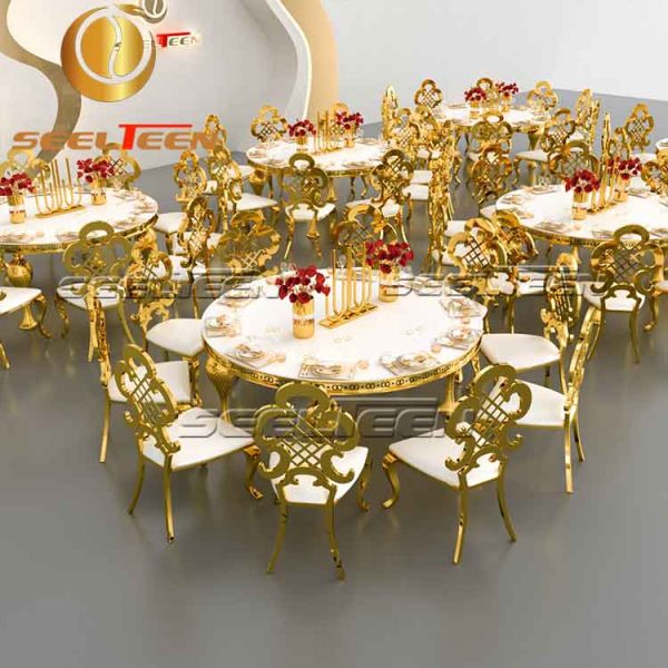 Modern round dining table