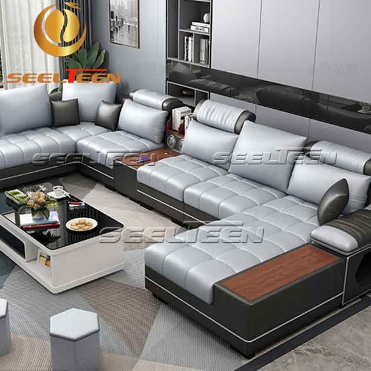 Multi functional sofa modern family living rom set Seelteen