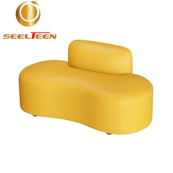 Yellow Curved Sofa