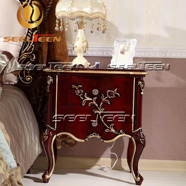 Antique Bedside Table Handcrafted Nightstands Seelteen
