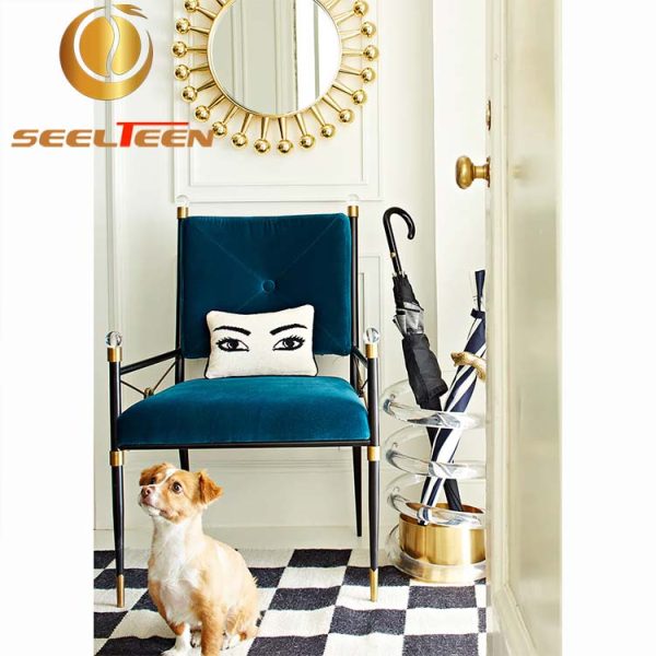 Blue Velvet Dining Chair