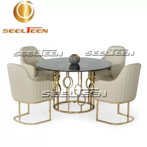 Glass Table Dining Set