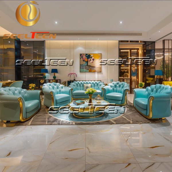 Light Blue Sofa