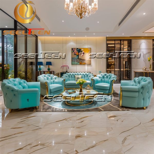 Light Blue Sofa