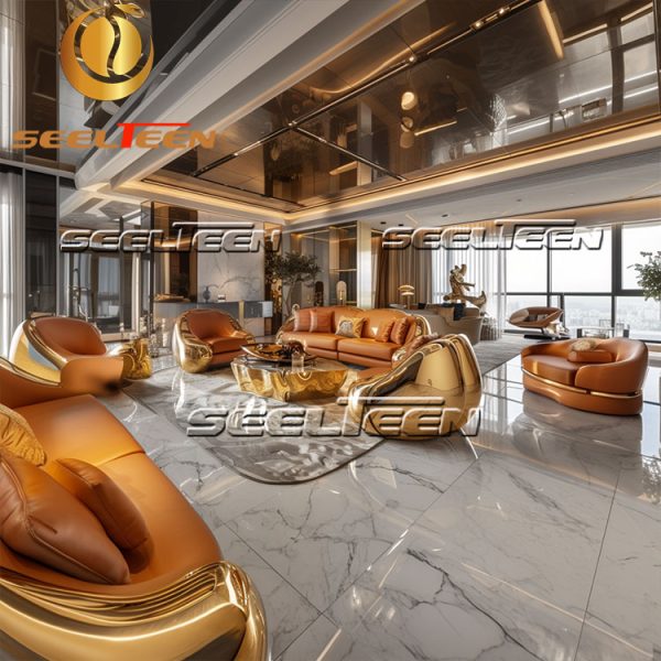 Custom Leather Sofa