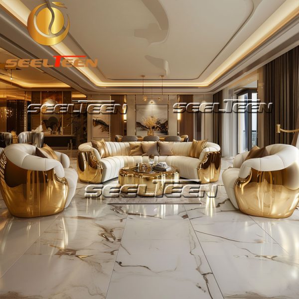 Modern White Sofa