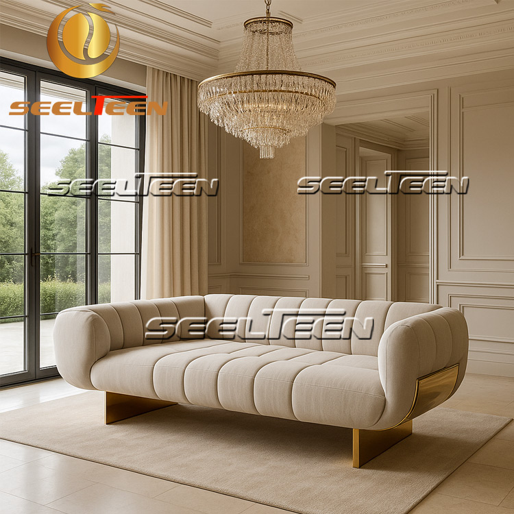 Stunning Stainless Steel Sofas from Seelteen