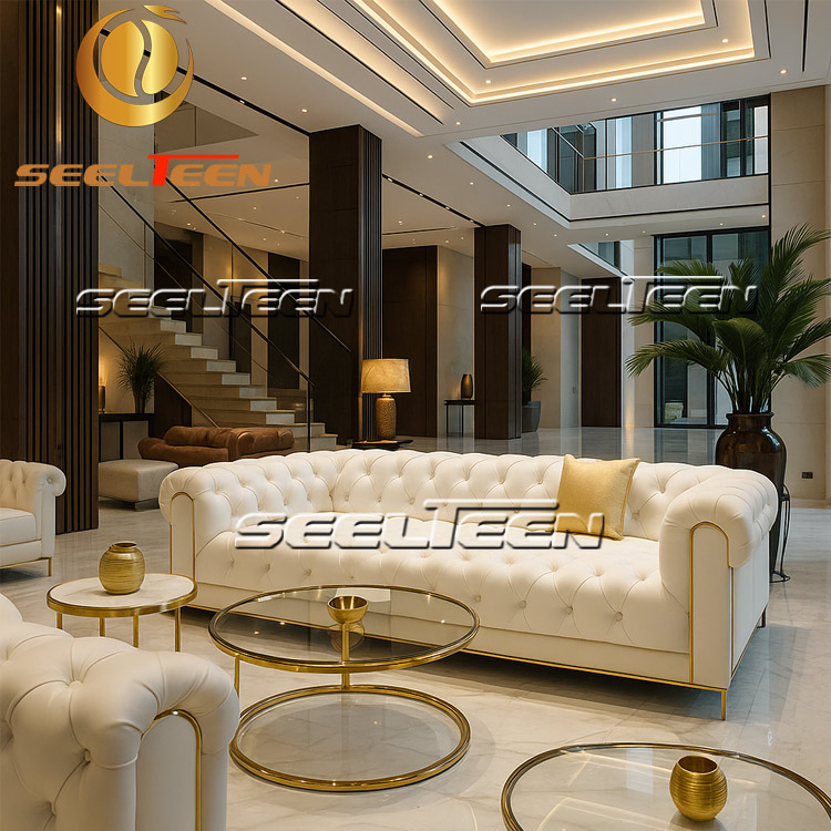 Next Level Living Room with the Seelteen Sofa Furniture