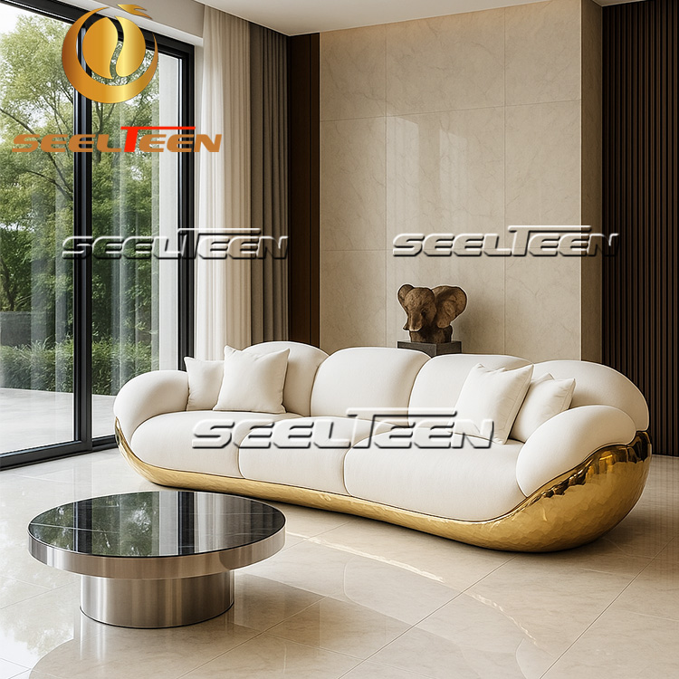 High-End Luxury Leather Furniture Made in China