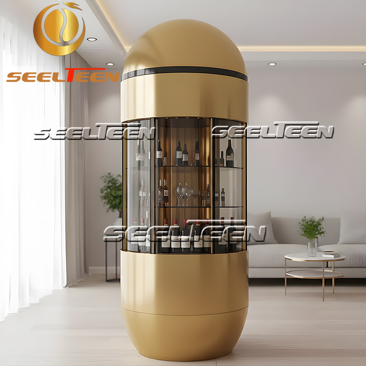 JG-007 (2) Gold Bar Cabinet