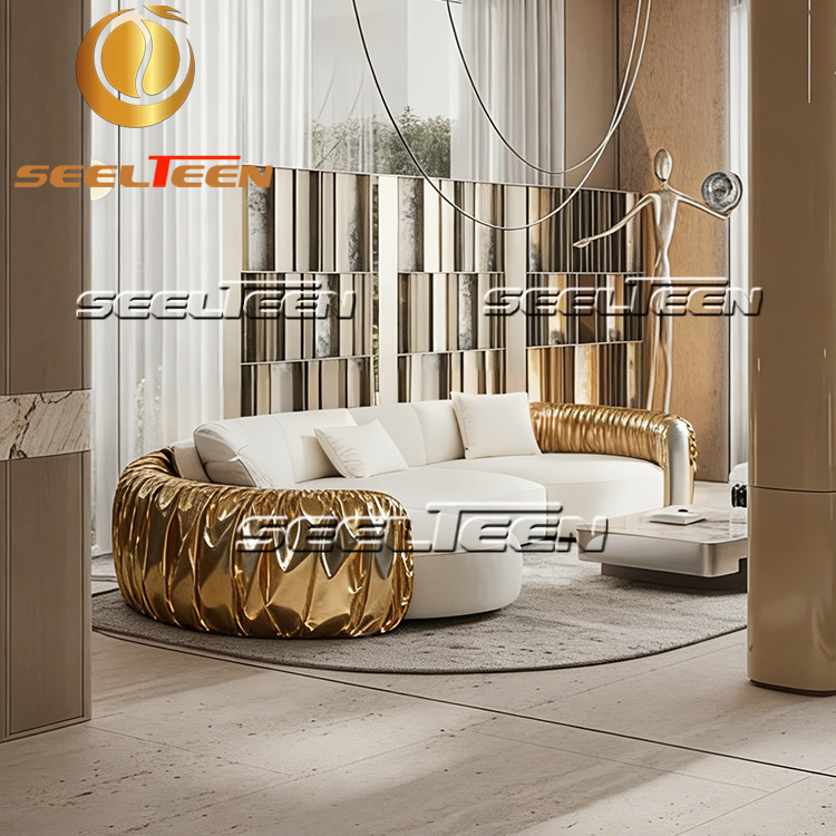 Ultra-Luxury Sofa Design for High-End Living Room